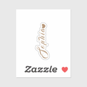 Sticker Nom personnalisé