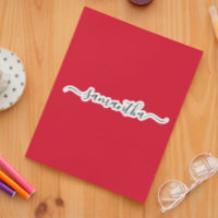 Nom personnalisé Calligraphie Tumbler Decal Étique