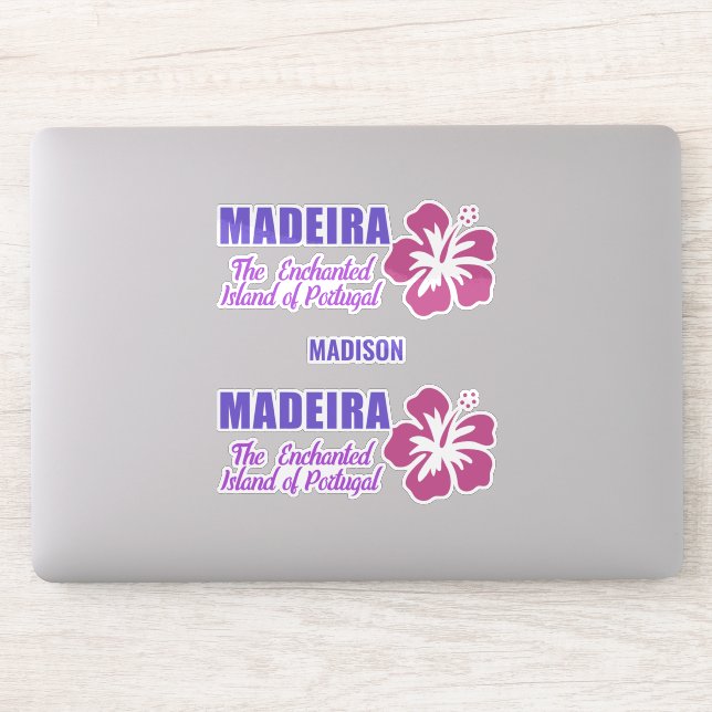 Sticker Nom personnalisé Madeira (Ordinateur)