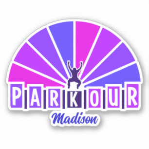 Sticker Nom personnalisé PARKOUR
