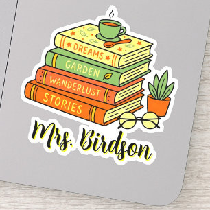 Sticker Nom personnalisé pour les enseignants et les étudi