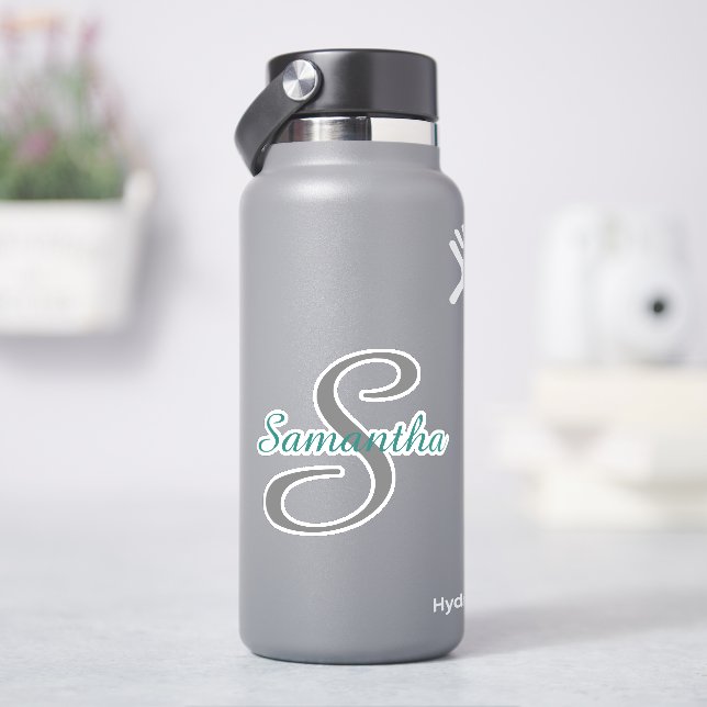 Sticker Nom personnalisé simple (HydroFlask)