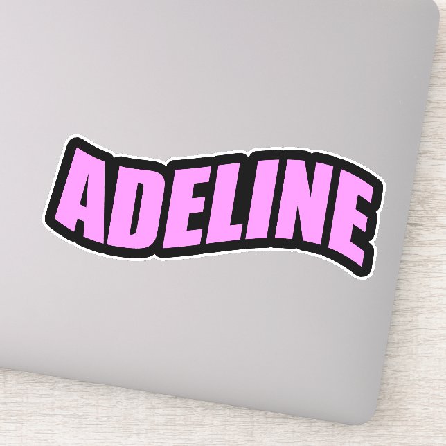 Sticker Nom personnel Adeline (Détail)