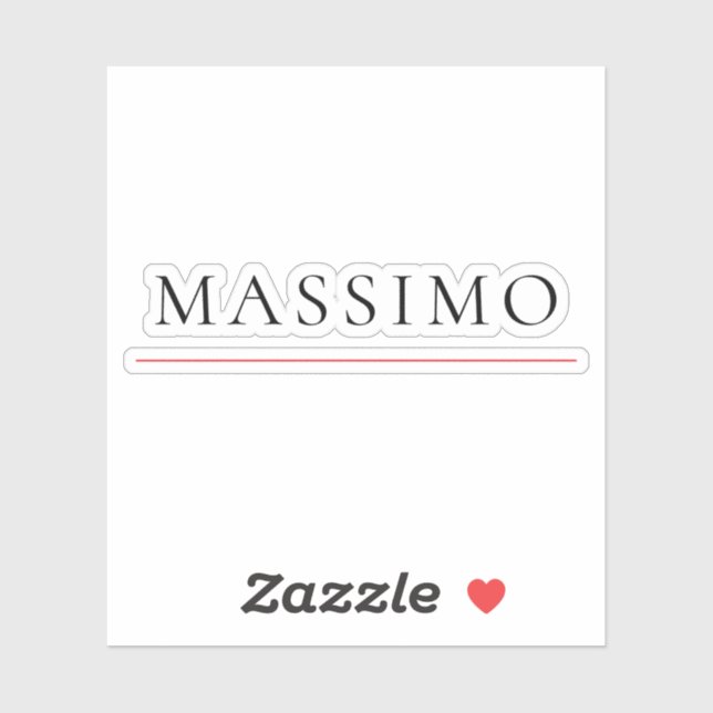 Sticker Nom propre Décoratif Chic Simple Uni Noir Blanc (Feuille)
