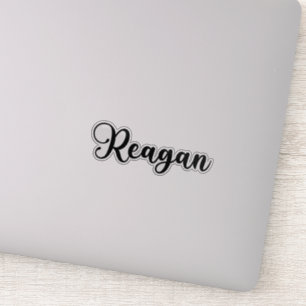 Sticker Nom Reagan - Calligraphie manuscrite