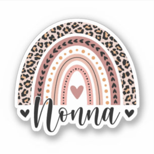 Sticker Nonna Rainbow, Nonna Nana Gift, grand-mère