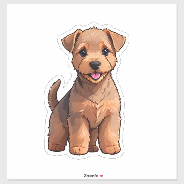 Sticker Norfolk Terrier (Feuille)