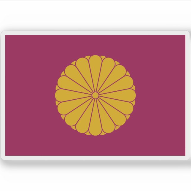 Sticker Norme impériale de l'empereur émérite (2019-aujour (Devant)