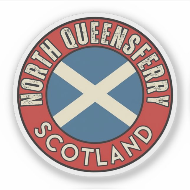 Sticker North Queensferry, Écosse (Devant)