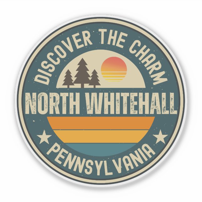 Sticker North Whitehall, Pennsylvanie (Devant)