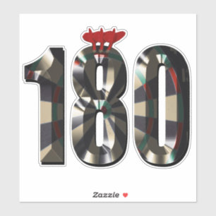 Sticker Note de fléchettes 180,