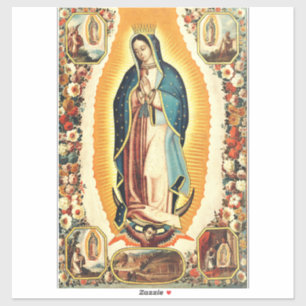 Sticker Notre-Dame de Guadalupe Radiant Art