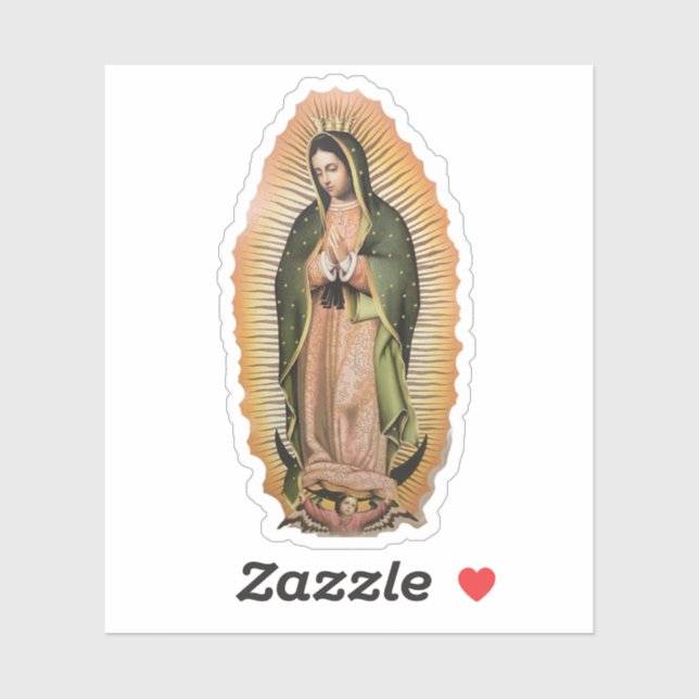 Sticker Notre-Dame de Guadalupe Vinyle (Feuille)