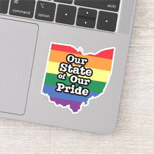 Sticker Notre État de notre fierté Ohio