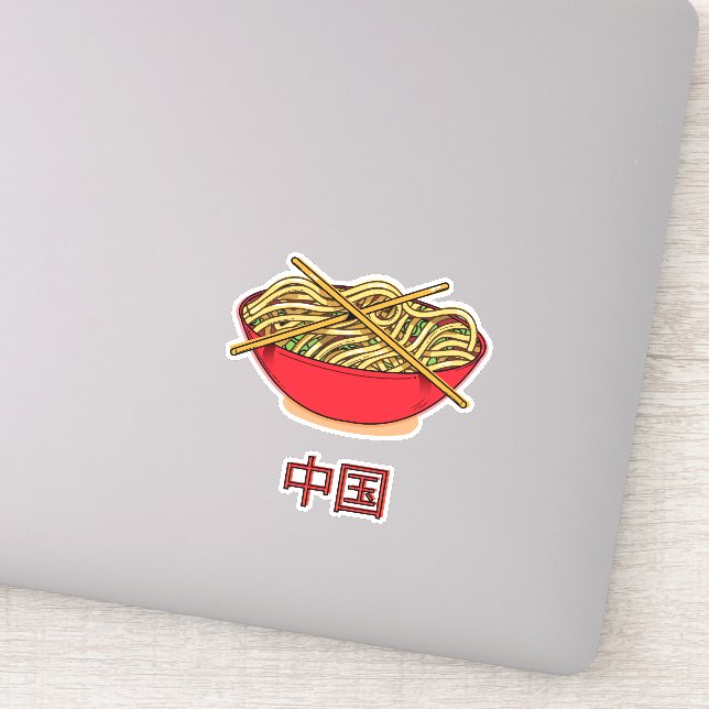 Sticker Nouilles en Chine (Détail)