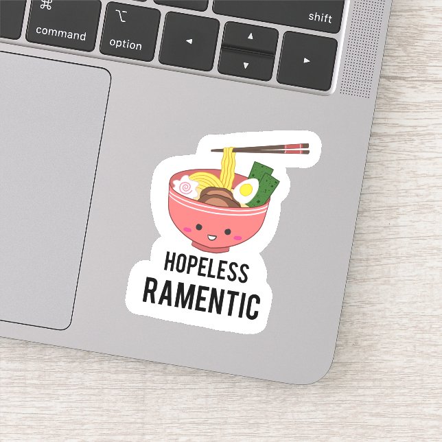 Sticker Nouilles Ramen-tic Ramen Ramen sans espoir (Détail)