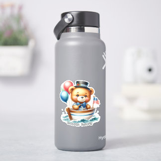 Sticker Nounours Marin