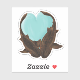 Sticker Nourriture des requins