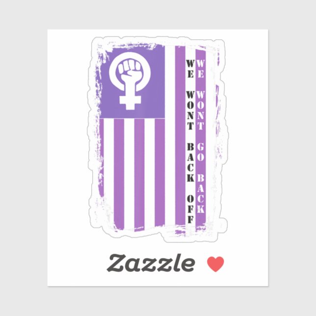 Sticker Nous ne retournerons pas Nous ne reculerons pas Re (Feuille)