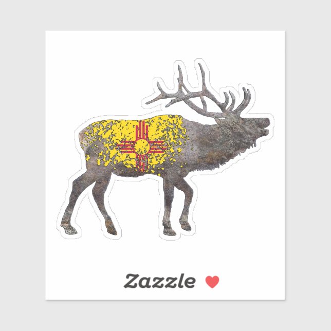 Sticker Nouveau Elk mexicain (Feuille)