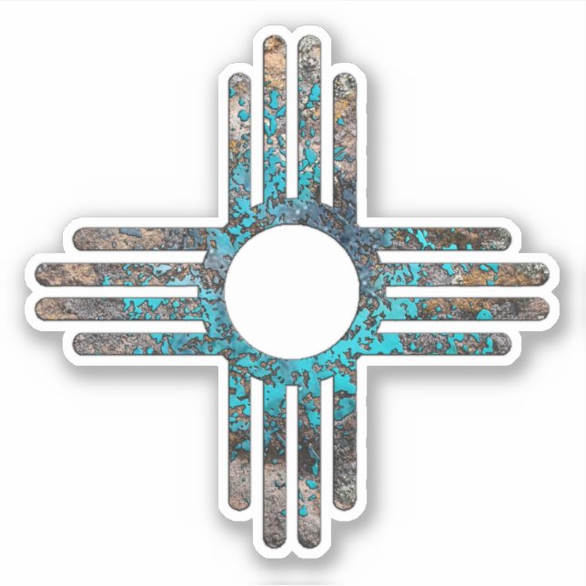 Sticker Nouveau-Mexique des États-Unis d'Amérique (Devant)