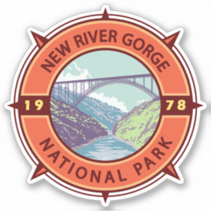 Sticker Nouveau Parc national de la Gorge-Nouvelle-rivière
