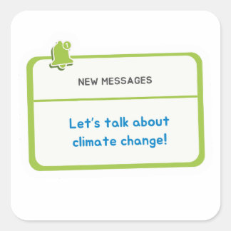 Sticker - Nouveaux messages pour le climat