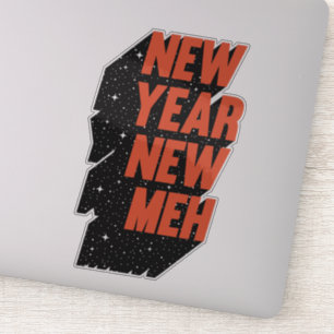 Sticker Nouvel An Meh
