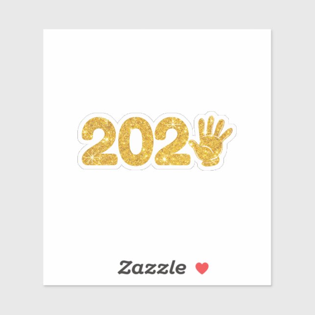 Sticker Nouvelle année 2025 - Bonne année 2025 (Feuille)
