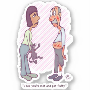 Sticker Nouvelle coupe personnalisée du Carré pour animaux