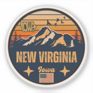 Sticker Nouvelle Virginie, Iowa