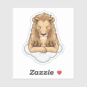 Sticker Nuages de Lion