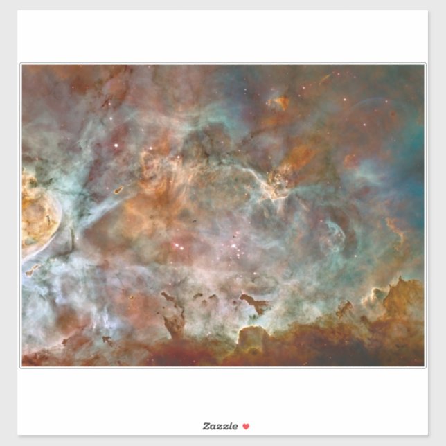 Sticker Nuages sombres de Carina Nebula Hubble Space (Feuille)