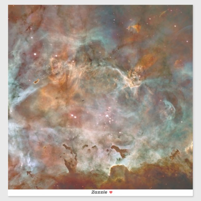 Sticker Nuages sombres de Carina Nebula Hubble Space (Feuille)