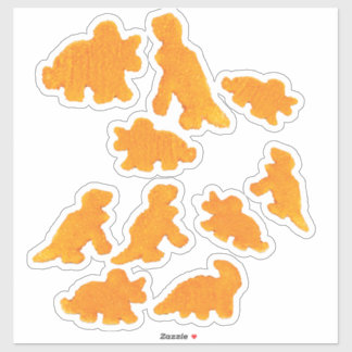 Sticker nugget dinosaure