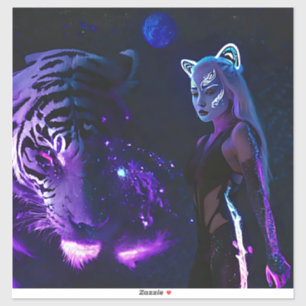 Sticker Nuit du tigre