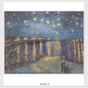 Sticker Nuit étoilée sur le Rhône par Vincent Van Gogh