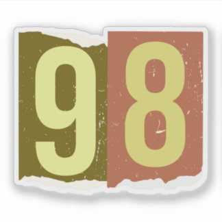 Sticker Number Magazine Ransom 98