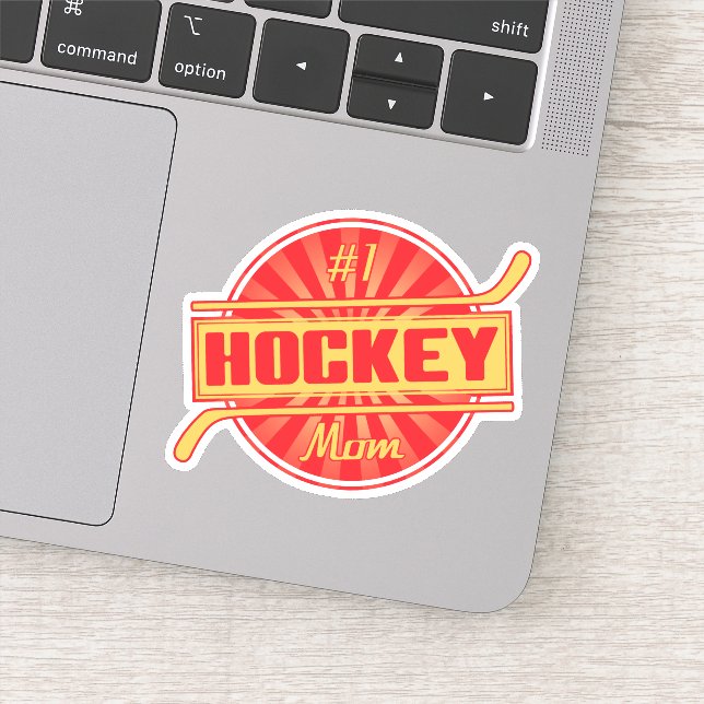 Sticker Numéro 1 Mère de hockey (Détail)