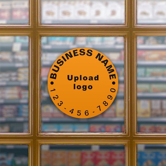 Sticker Numéro de téléphone d'affaires sur Orange Grand Vi (Créateur téléchargé)