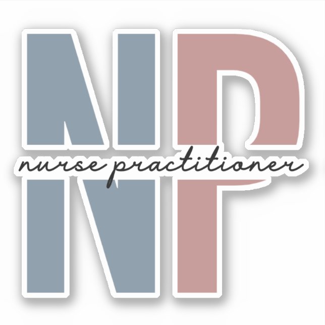 Sticker Nurse Practitioner NP nurse appreciation gifts (Devant)