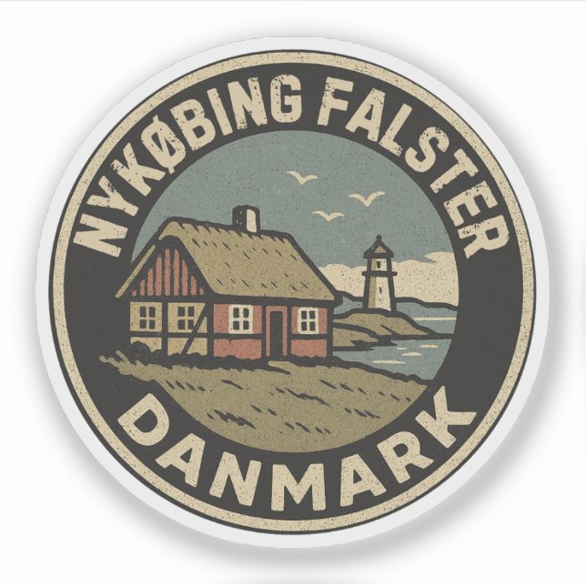 Sticker Nykøbing Falster, Danemark Danmark (Devant)
