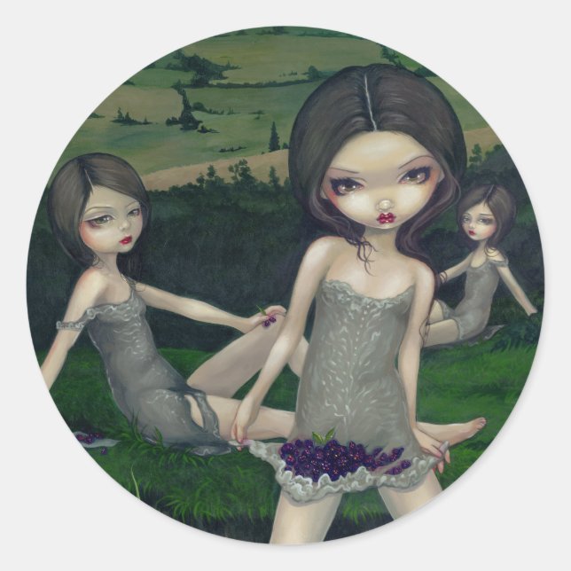 Sticker "Nymphs Collecting Berries" (Devant)