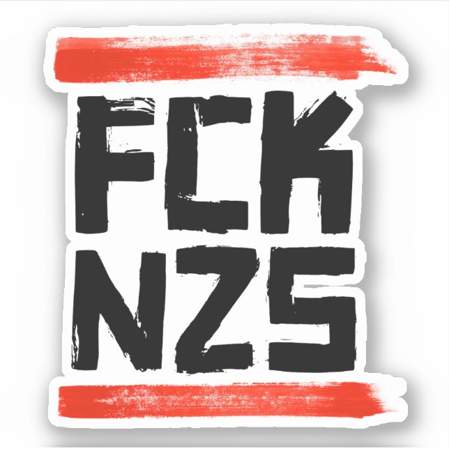 STICKER NZS FCK (Devant)