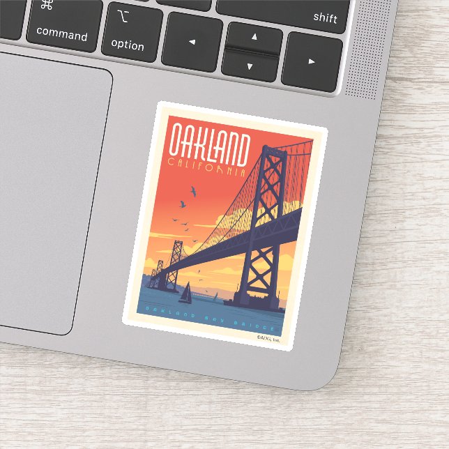 Sticker Oakland, Californie (Détail)