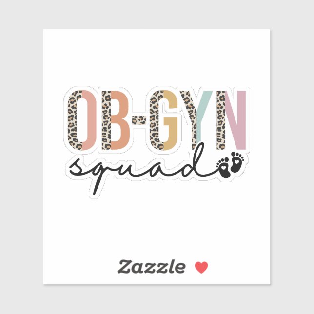Sticker Ob Gyn Gynécologue Gynécologue OB GYN Nurs (Feuille)