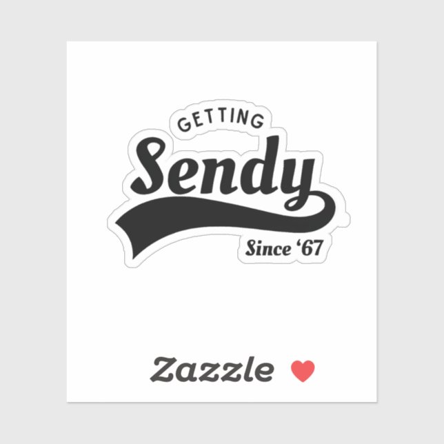 Sticker Obtenons Sendy Mason 67 Mème Vintage (Feuille)