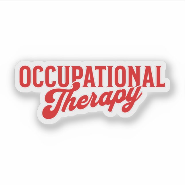 Sticker Occupational Therapy OTA Heathcare (Devant)