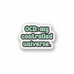 Sticker OCD : mon univers contrôlé Green OCD