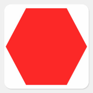 Sticker octogone rouge (pour les cuisiniers âgés d